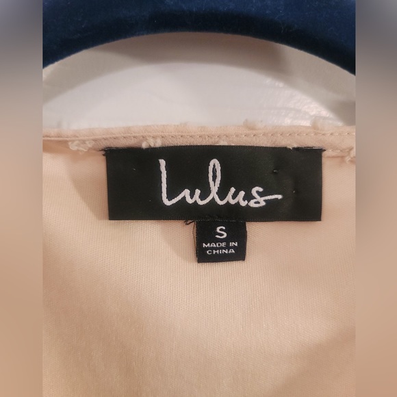 Lulu’s Cream Dress Size Small - Picture 3 of 3